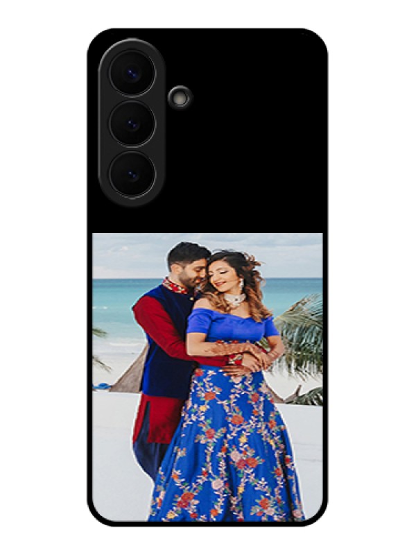 Custom Samsung Galaxy S26 Plus 5G Custom Glass Phone Case - Upload Full Picture With Custom Color Design