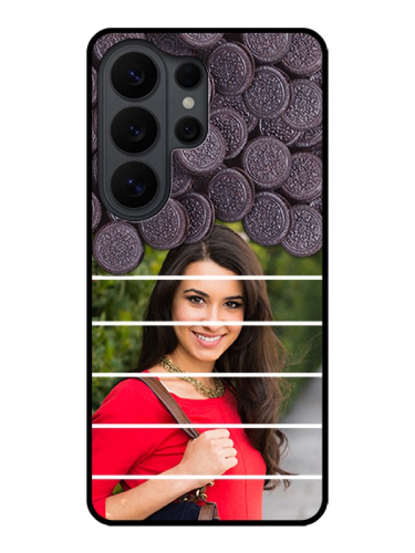 Custom Samsung Galaxy S26 Ultra 5G Custom Glass Phone Case - With Oreo Biscuit Design