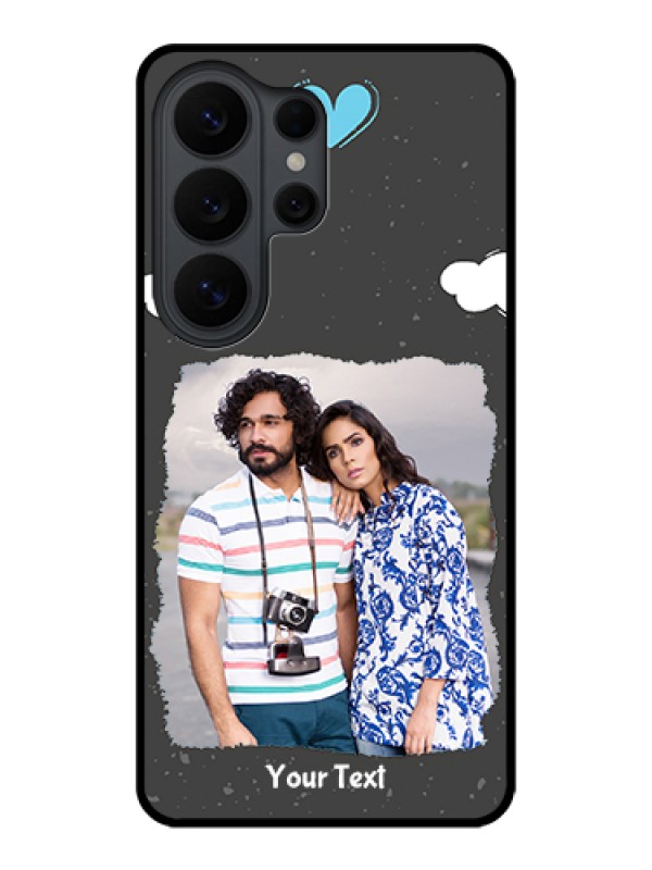Custom Samsung Galaxy S26 Ultra 5G Custom Glass Phone Case - Splashes With Love Doodles Design