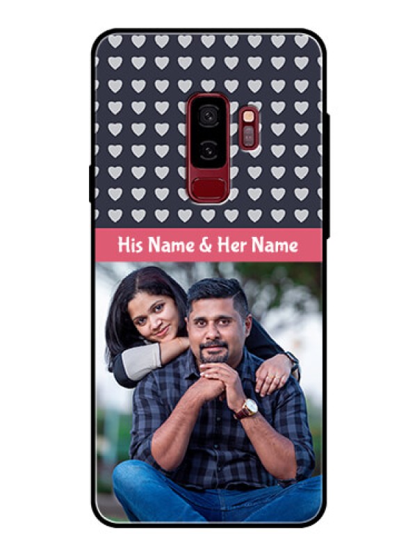 Custom Samsung Galaxy S9 Plus Custom Glass Mobile Case  - Love Symbols Design