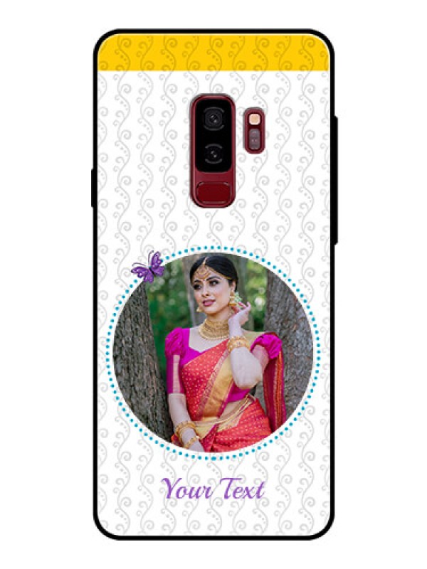 Custom Samsung Galaxy S9 Plus Custom Glass Mobile Case  - Girls Premium Case Design