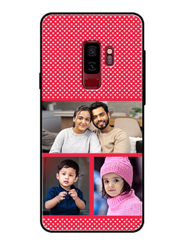 Custom Samsung Galaxy S9 Plus Personalized Glass Phone Case  - Bulk Pic Upload Design