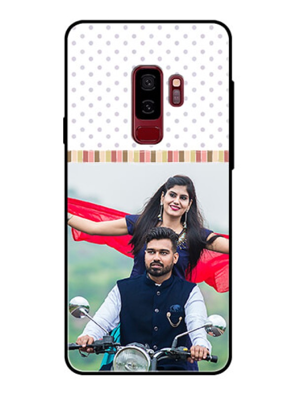 Custom Samsung Galaxy S9 Plus Photo Printing on Glass Case  - Cute Family Design