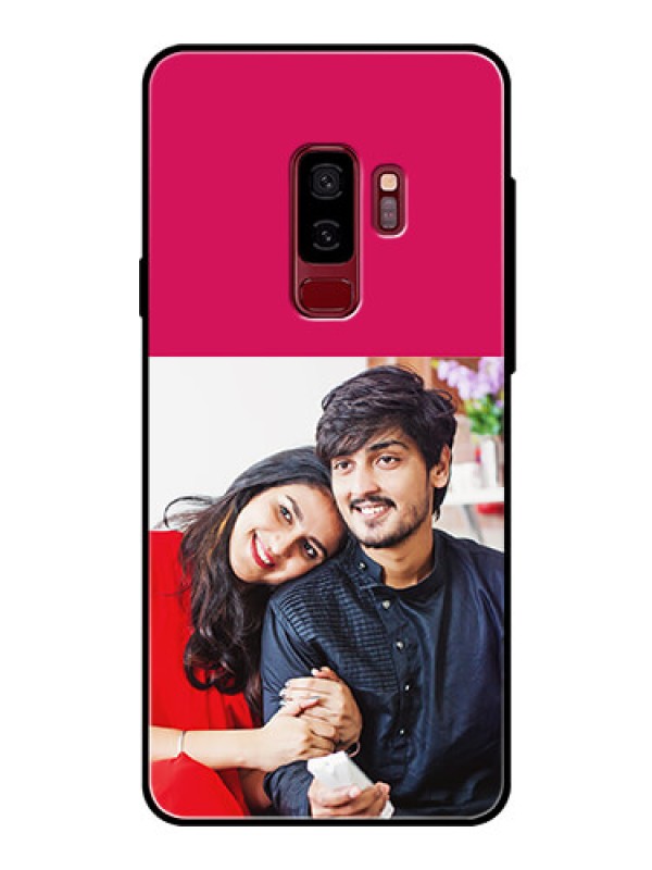 Custom Samsung Galaxy S9 Plus Custom Glass Mobile Case  - Anniversary Cover Design