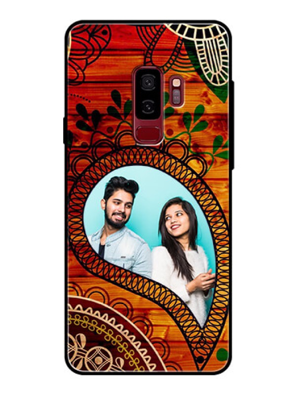 Custom Samsung Galaxy S9 Plus Personalized Glass Phone Case  - Abstract Colorful Design