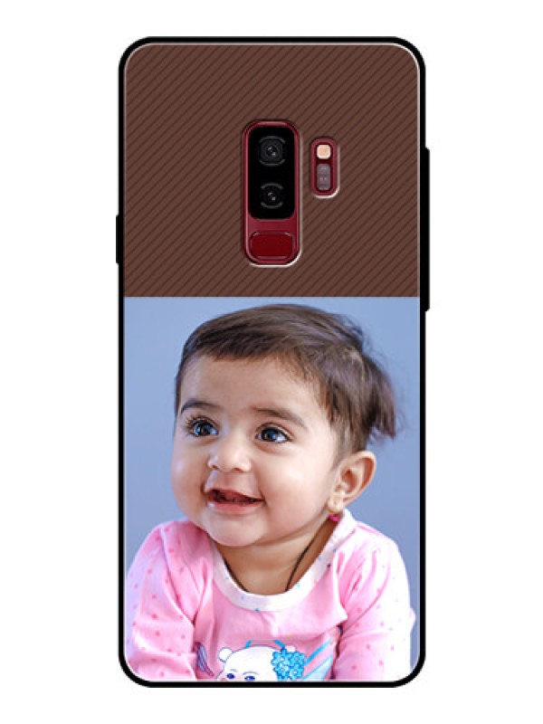 Custom Samsung Galaxy S9 Plus Custom Glass Mobile Case  - Elegant Case Design