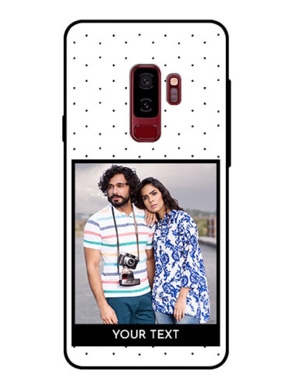 Custom Samsung Galaxy S9 Plus Photo Printing on Glass Case  - Premium Design