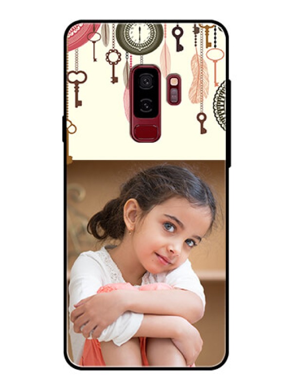 Custom Samsung Galaxy S9 Plus Custom Glass Mobile Case  - Boho Style Design