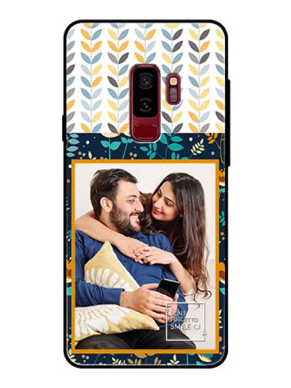 Custom Samsung Galaxy S9 Plus Custom Glass Mobile Case  - Pattern Design