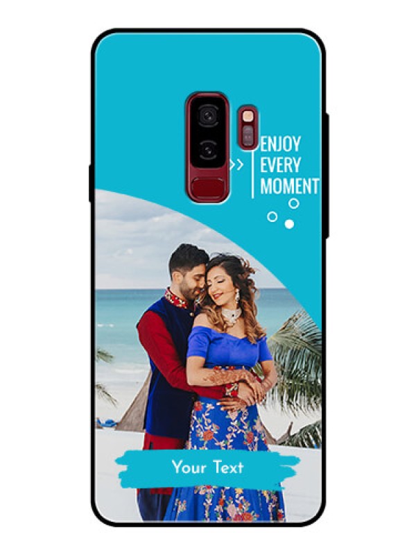 Custom Samsung Galaxy S9 Plus Custom Glass Mobile Case  - Happy Moment Design