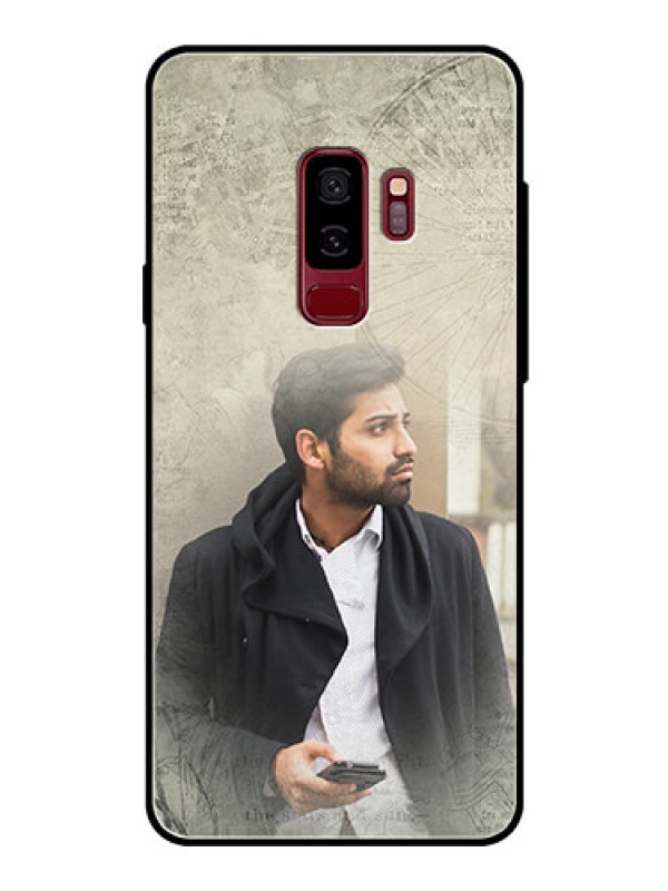 Custom Samsung Galaxy S9 Plus Custom Glass Phone Case  - with vintage design