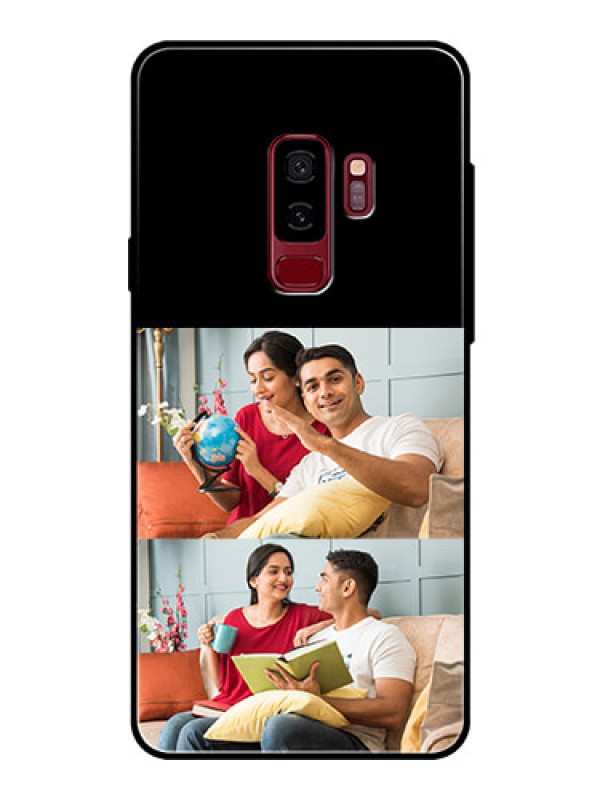 Custom Galaxy S9 Plus 2 Images on Glass Phone Cover