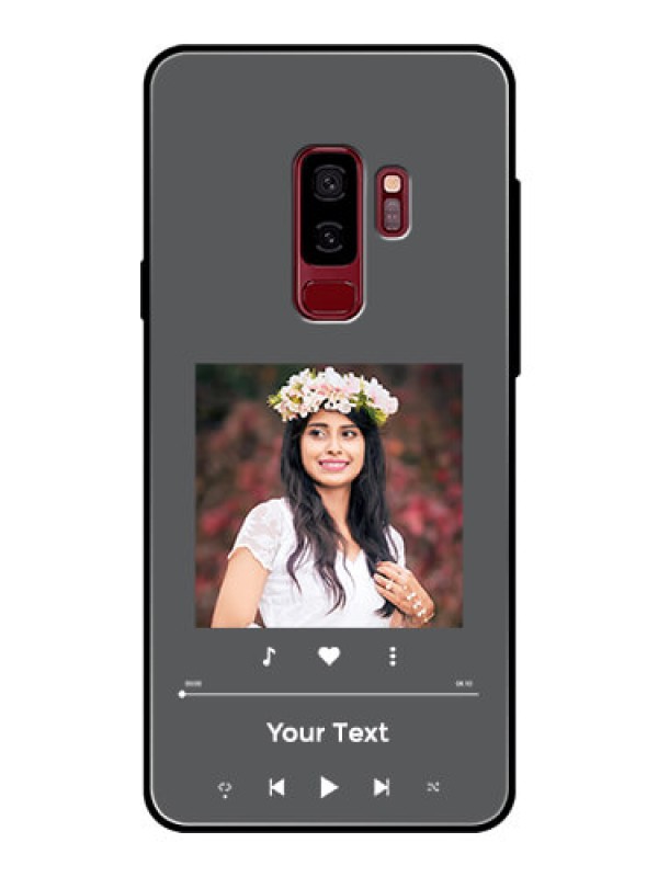 Custom Galaxy S9 Plus Custom Glass Mobile Case - Play The Music Design