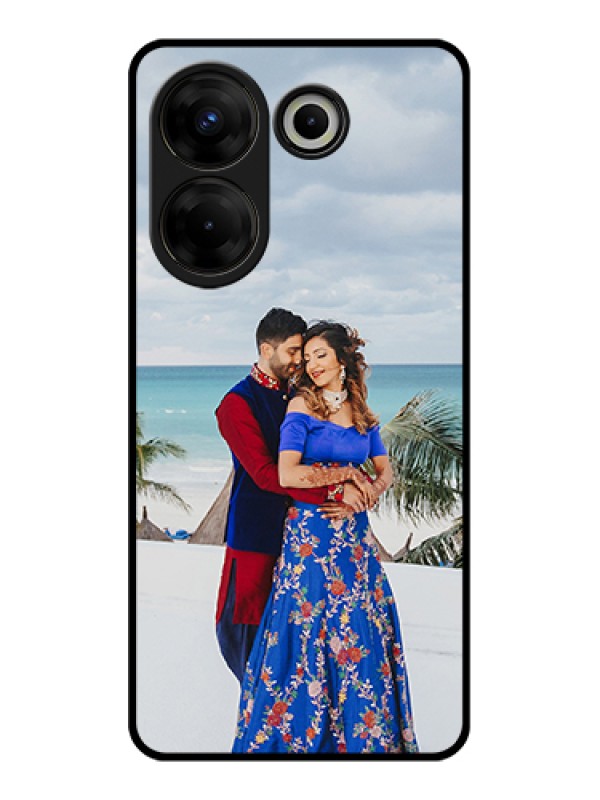 Custom Tecno Camon 20 Pro Custom Glass Phone Case - Upload Full Picture Design