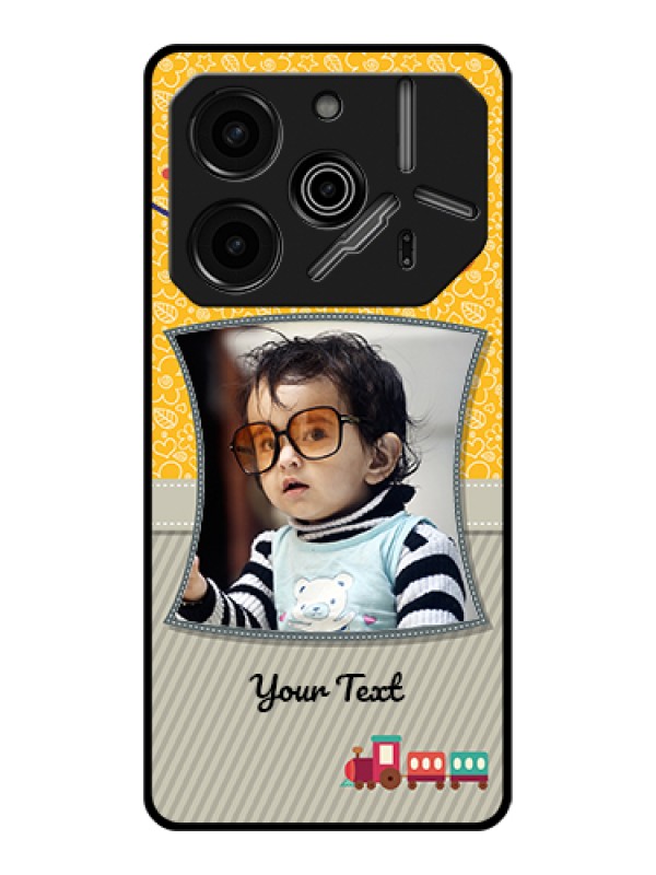 Custom Tecno Pova 6 Pro 5G Custom Glass Phone Case - Baby Picture Upload Design