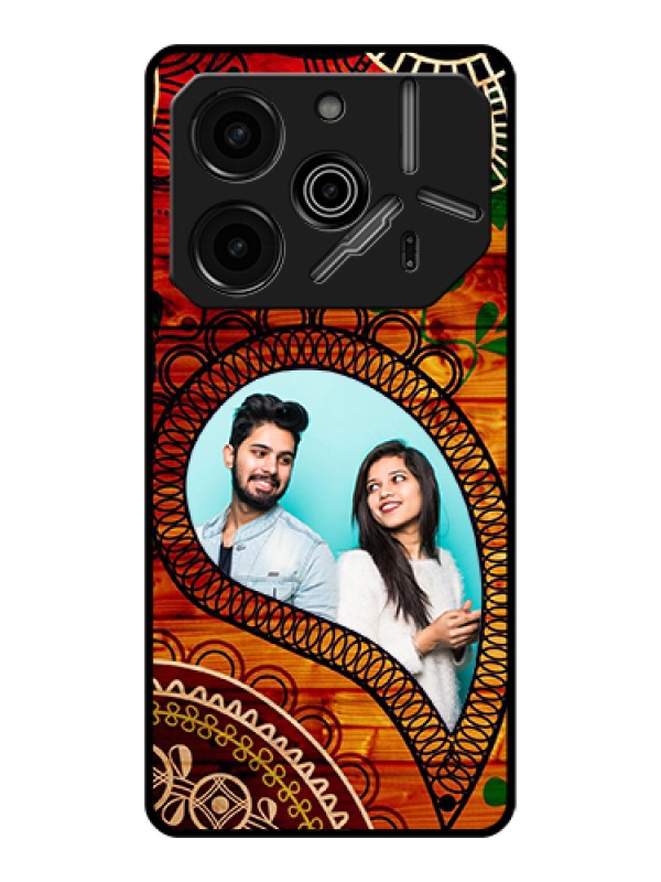 Custom Tecno Pova 6 Pro 5G Custom Glass Phone Case - Abstract Colorful Design