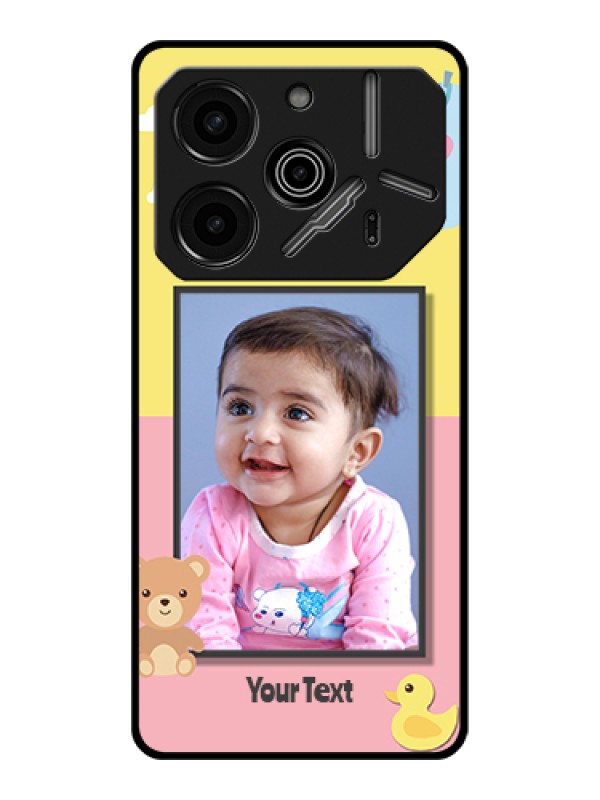 Custom Tecno Pova 6 Pro 5G Custom Glass Phone Case - Kids 2 Color Design