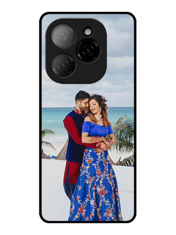 Custom Tecno Spark 20 Pro 5G Custom Glass Phone Case - Upload Full Picture Design