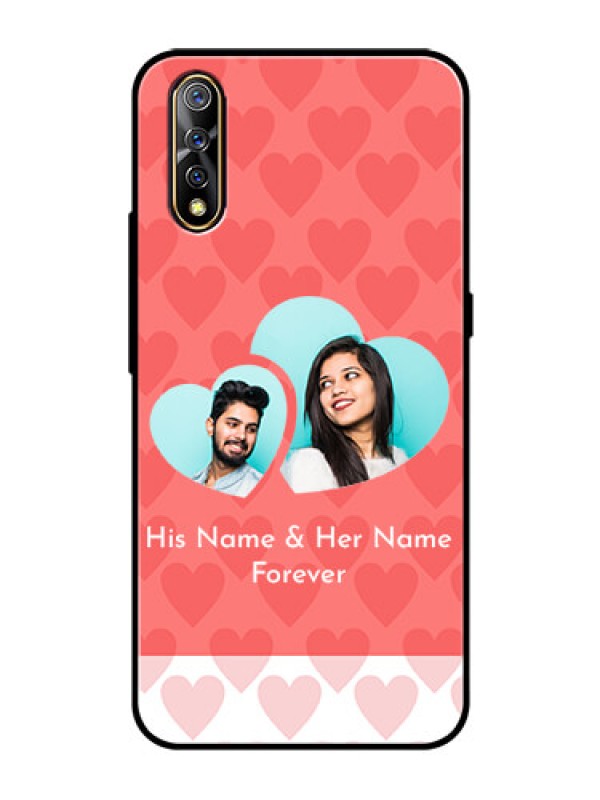 Custom Vivo S1 Personalized Glass Phone Case  - Couple Pic Upload Design