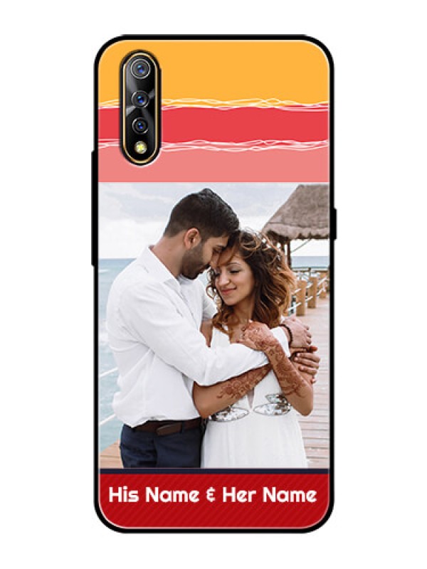 Custom Vivo S1 Custom Glass Mobile Case  - Colorful Case Design