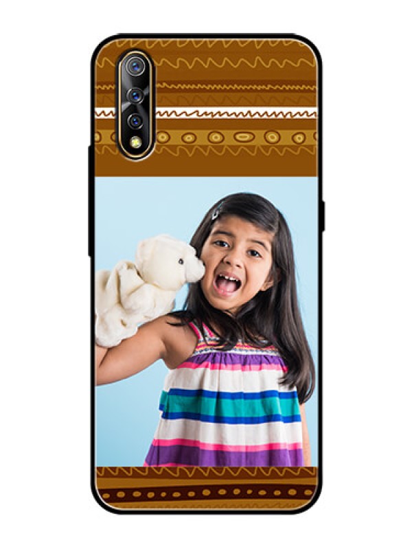 Custom Vivo S1 Custom Glass Phone Case  - Friends Picture Upload Design 
