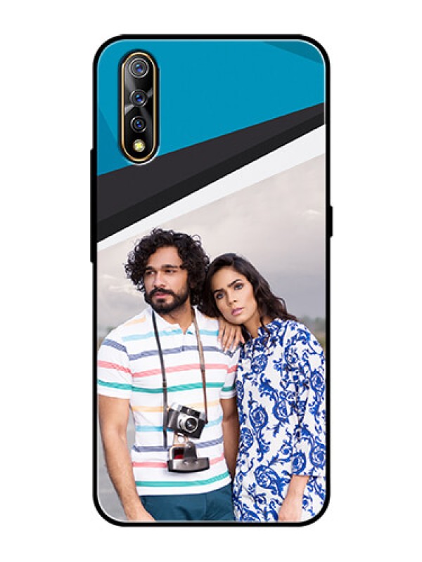 Custom Vivo S1 Photo Printing on Glass Case  - Simple Pattern Photo Upload Design