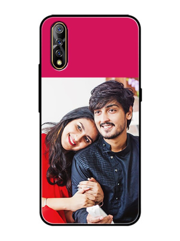 Custom Vivo S1 Custom Glass Mobile Case  - Anniversary Cover Design