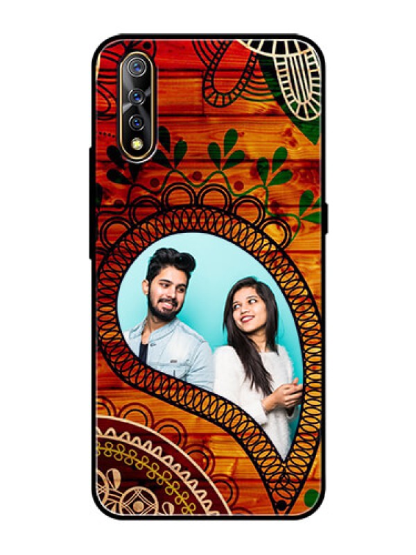 Custom Vivo S1 Personalized Glass Phone Case  - Abstract Colorful Design