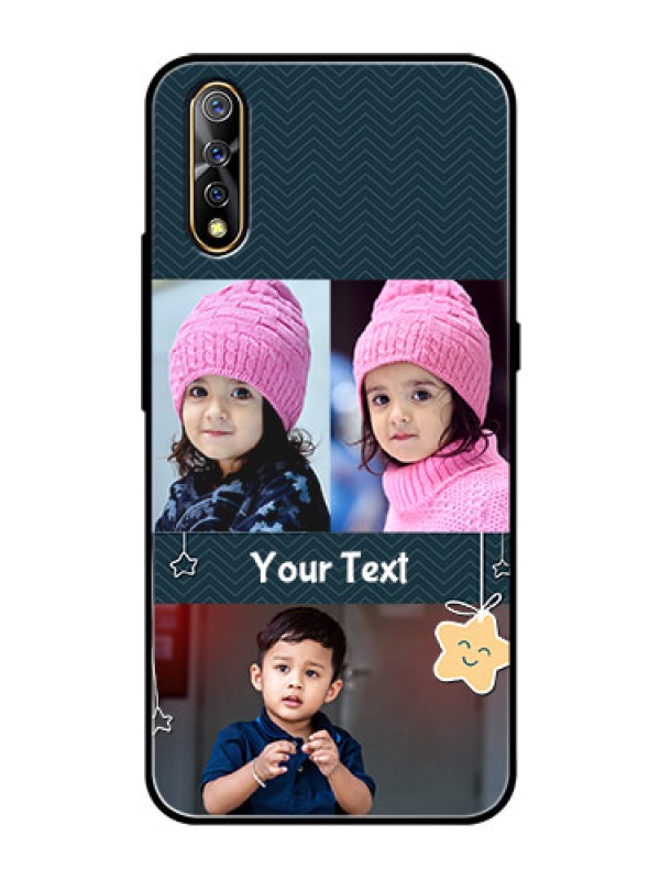 Custom Vivo S1 Custom Glass Mobile Case  - Hanging Stars Design