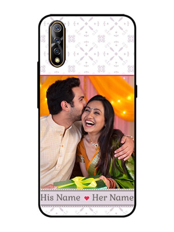 Custom Vivo S1 Custom Glass Mobile Case  - with Photo and Ethnic Design