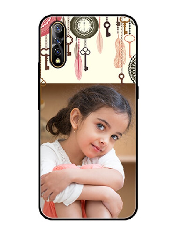 Custom Vivo S1 Custom Glass Mobile Case  - Boho Style Design