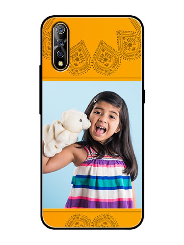 Custom Vivo S1 Personalized Glass Phone Case  - Photo Wedding Design 