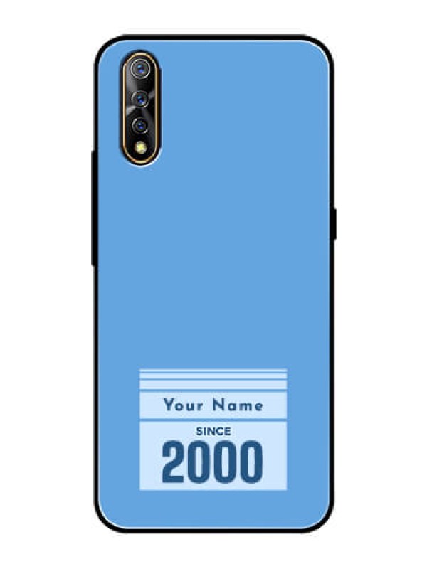 Custom Vivo S1 Custom Glass Mobile Case - Custom Year of birth Design