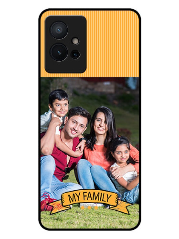 Custom Vivo T1 5G Custom Glass Phone Case - My Family Design