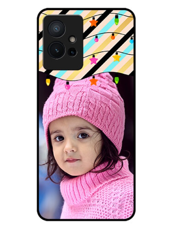 Custom Vivo T1 5G Custom Glass Mobile Case - Lights Hanging Design