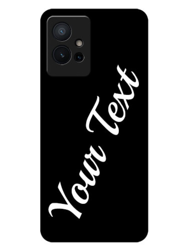 Custom Vivo T1 5G Custom Glass Mobile Cover with Your Name