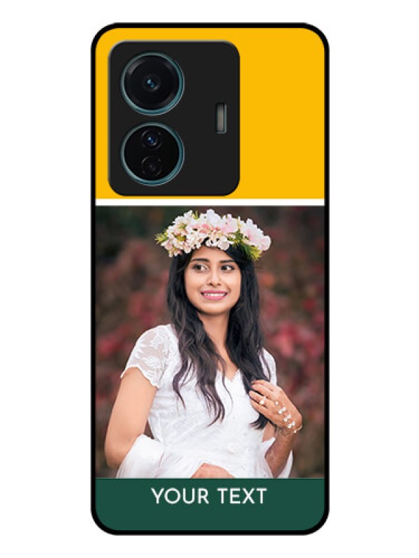 Custom Vivo T1 Pro 5G Photo Printing on Glass Case - Love You Design