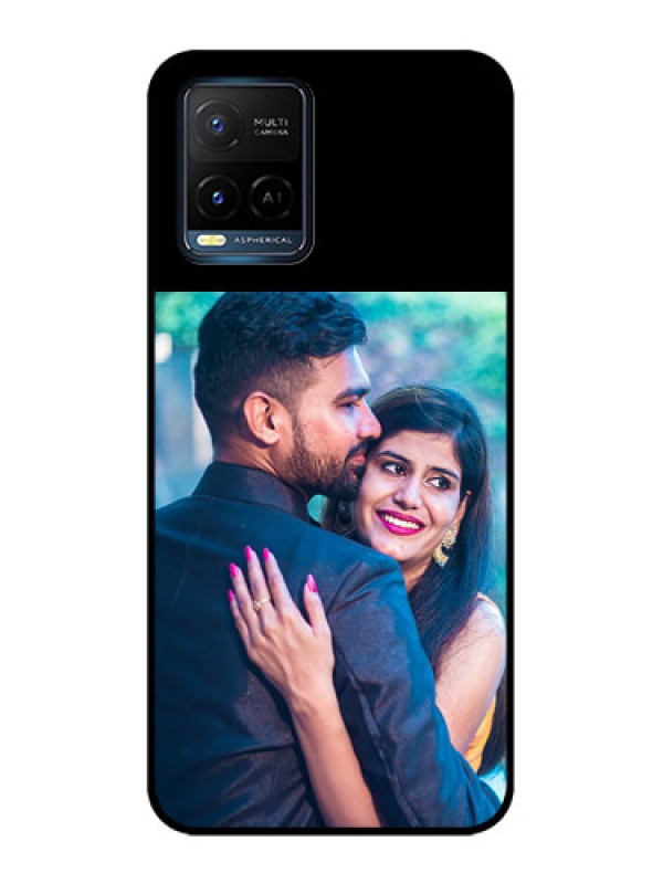 Custom Vivo T1X Custom Glass Phone Case - Upload Full Picture With Custom Color Design