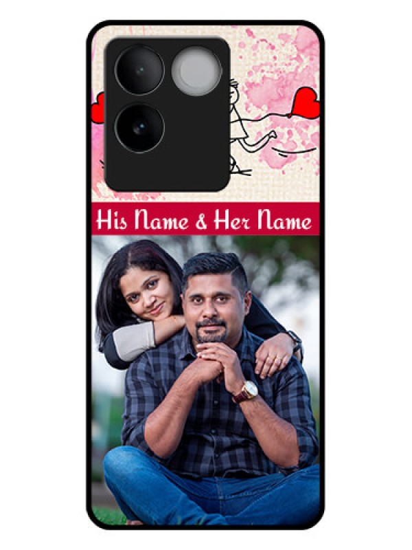 Custom Vivo T2 Pro 5G Custom Glass Phone Case - You And Me Case Design