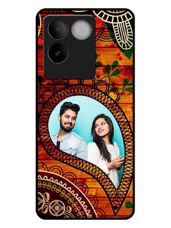 Custom Vivo T2 Pro 5G Custom Glass Phone Case - Abstract Colorful Design