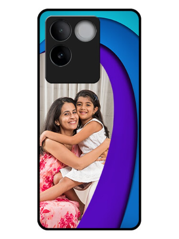Custom Vivo T2 Pro 5G Custom Glass Phone Case - Simple Pattern Design