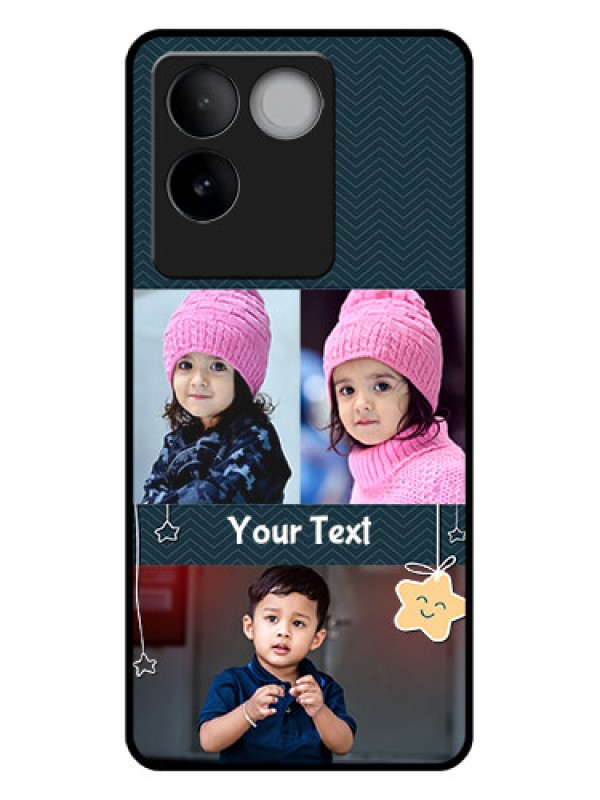 Custom Vivo T2 Pro 5G Custom Glass Phone Case - Hanging Stars Design