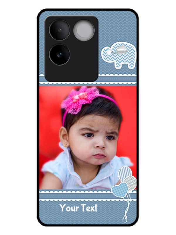 Custom Vivo T2 Pro 5G Custom Glass Phone Case - With Kids Pattern Design