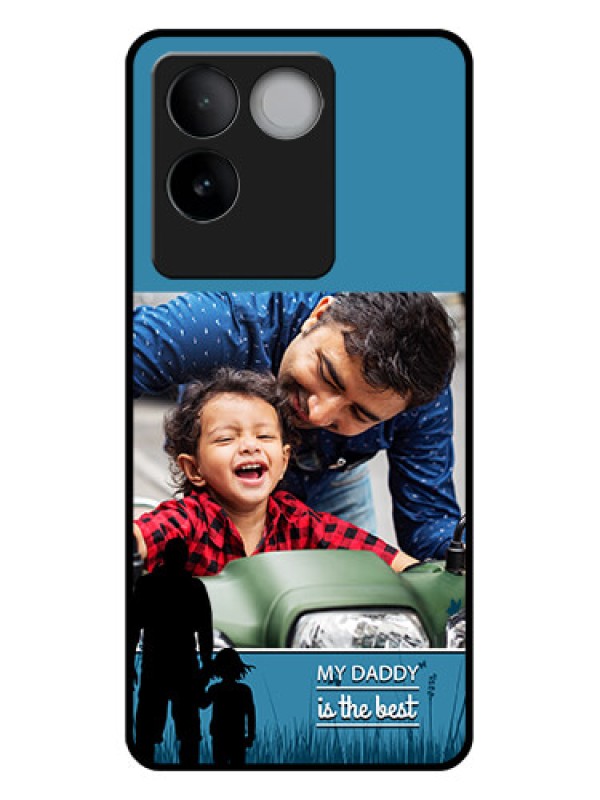 Custom Vivo T2 Pro 5G Custom Glass Phone Case - Best Dad Design