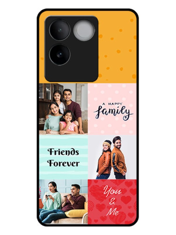 Custom Vivo T2 Pro 5G Custom Glass Phone Case - Images With Quotes Design