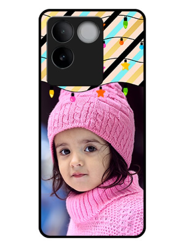 Custom Vivo T2 Pro 5G Custom Glass Phone Case - Lights Hanging Design
