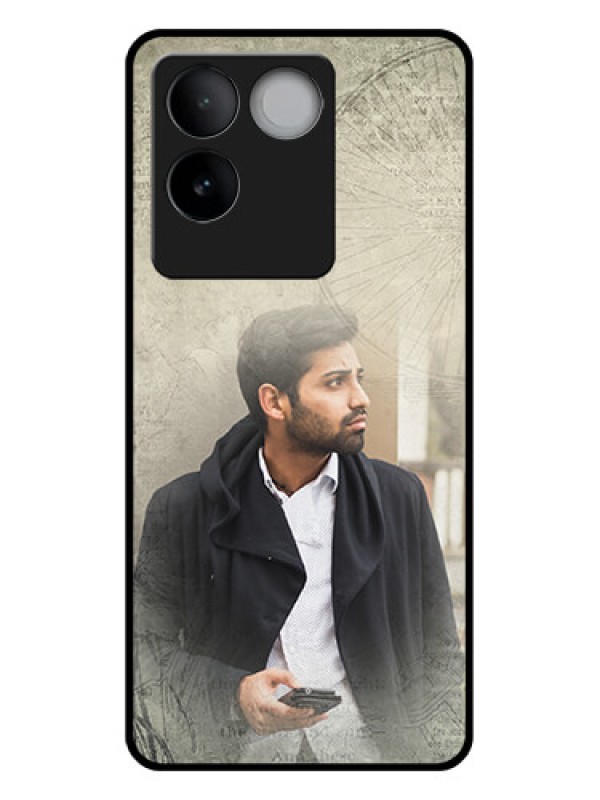 Custom Vivo T2 Pro 5G Custom Glass Phone Case - With Vintage Design