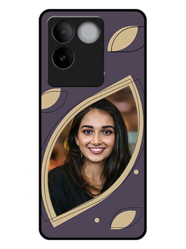 Custom Vivo T2 Pro 5G Custom Glass Phone Case - Falling Leaf Design
