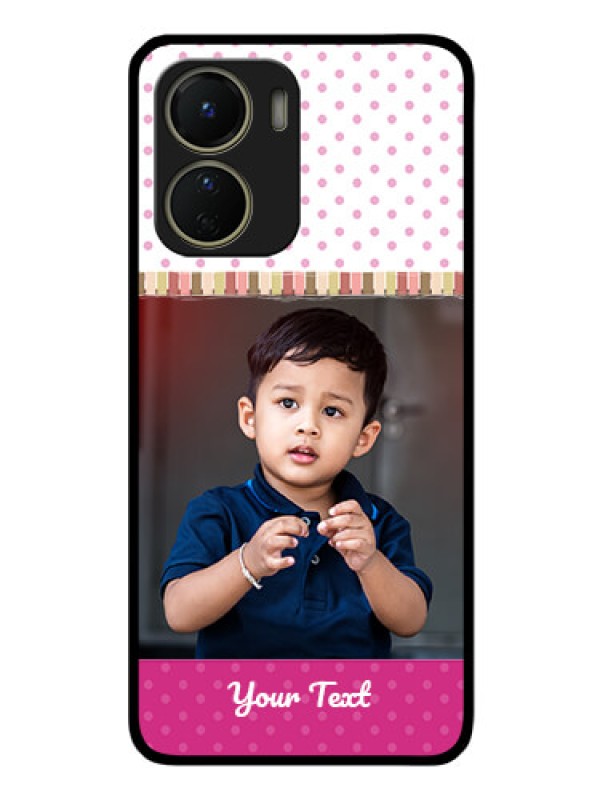 Custom Vivo T2x 5G Photo Printing on Glass Case - Cute Girls Cover Design