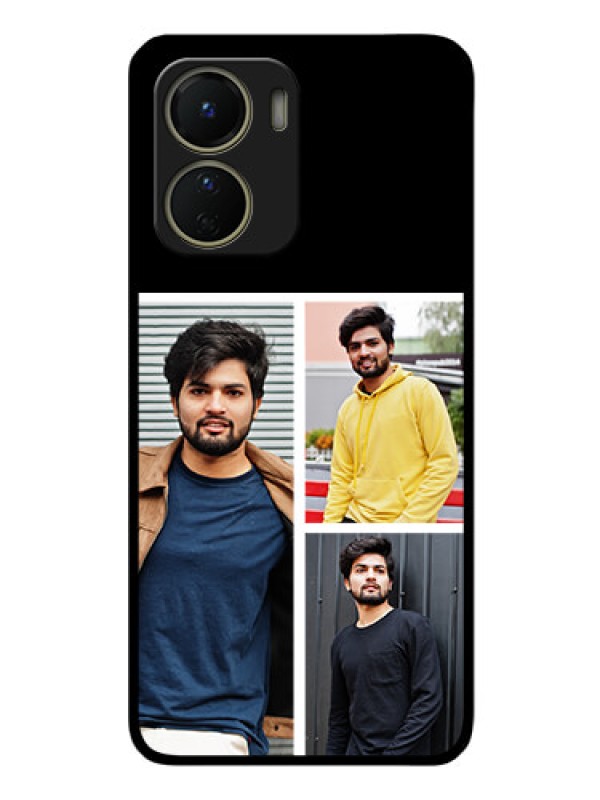 Custom Vivo T2x 5G Photo Printing on Glass Case - Upload Multiple Picture Design
